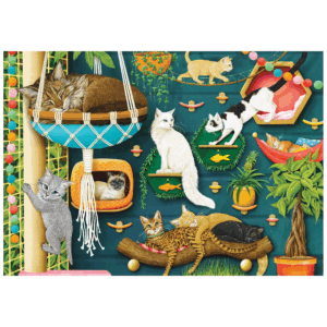 Colorluxe 500-Piece Catio Adult Interlocking Puzzle