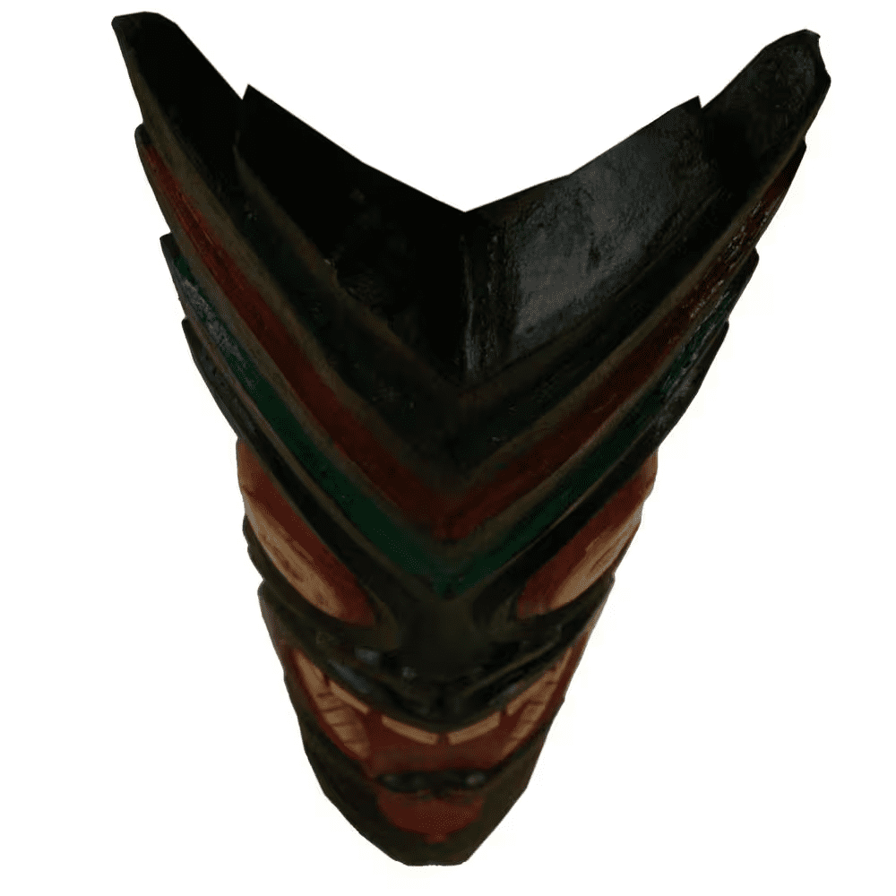 40 In. Tiki Mask Crazy Classic Tongue Outdoor Decoration - Image 4