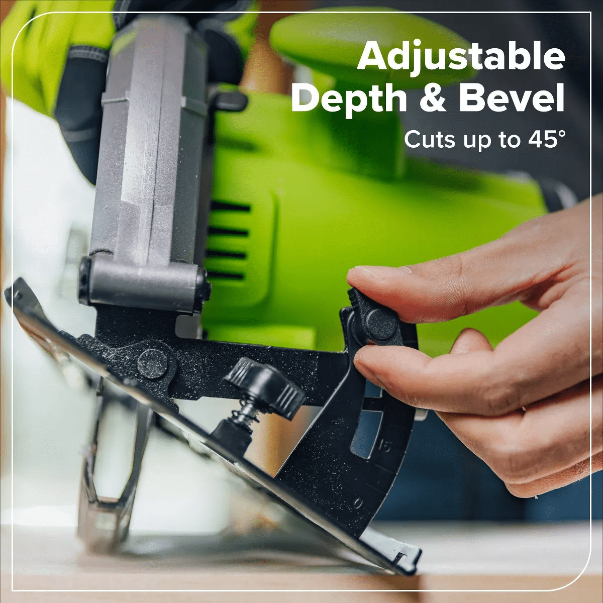 Greenworks 13-Amp 7-1/4-In Corded Circular Saw - Image 4