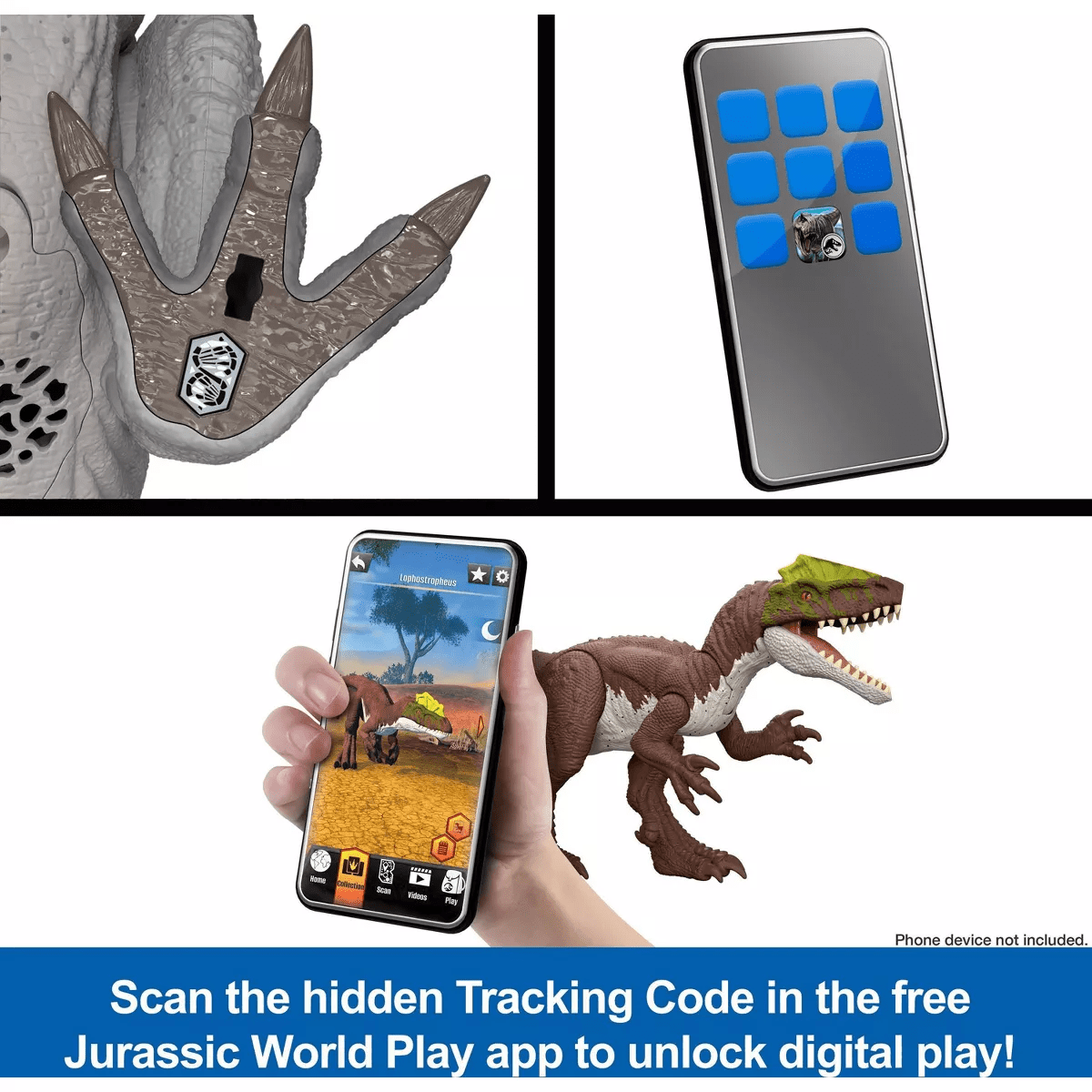 Jurassic World Rebirth Frenzy Pack Iani Dinosaur Figure, Authentic Toy, Digital Play - Image 4