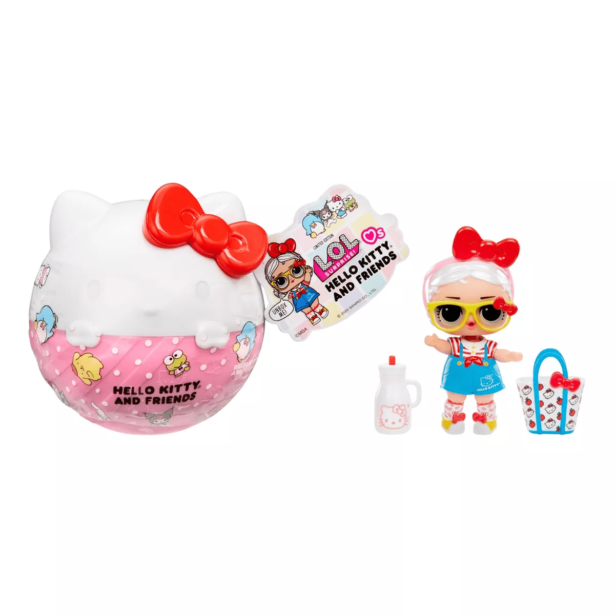 L.O.L. Surprise! 3" Loves Hello Kitty and Friends with 7 Surprises - 8 Limited Edition Dolls