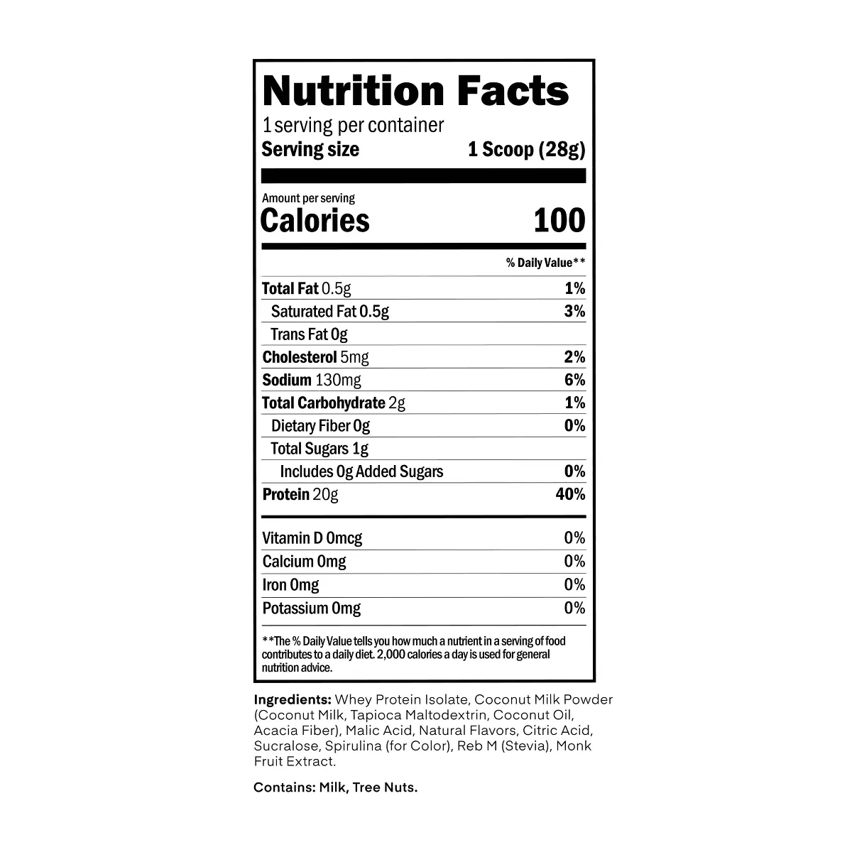 Oath Nutrition Single Serve Clear Protein Powder - Icy Blue Raspberry 0.9Oz: Gluten-Free Whey Isolate, 20G Protein - Image 3