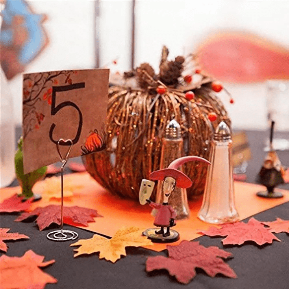 NO Autumn Thanksgiving and Halloween Artificial Pumpkins Gourds Cones, Set of 50 - Image 2