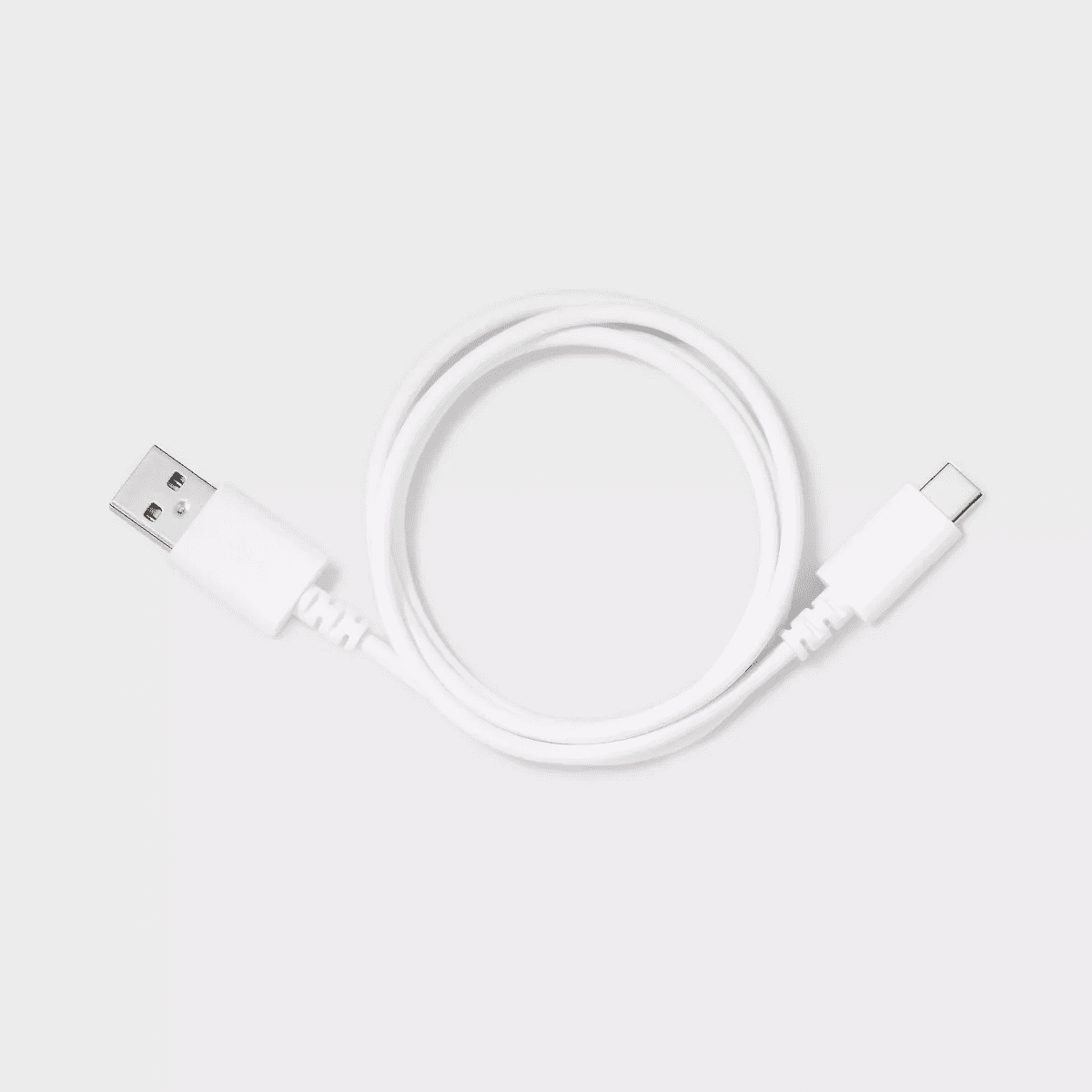 3' USB-A to USB-C Cable - Dealworthy™ White - Image 2