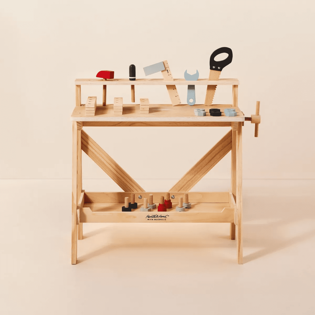 Toy Tool Bench Playset 32Pc - Hearth & Handâ„¢ with Magnolia