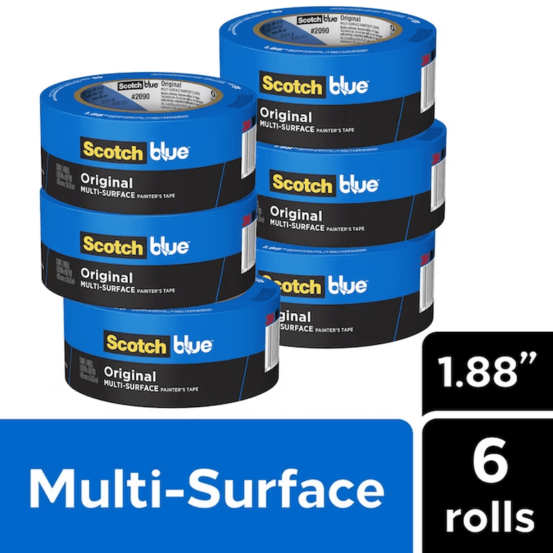 Original Multi-Surface 2090 6 -Pack 1.88-In X 60 Yard(S) Painters Tape