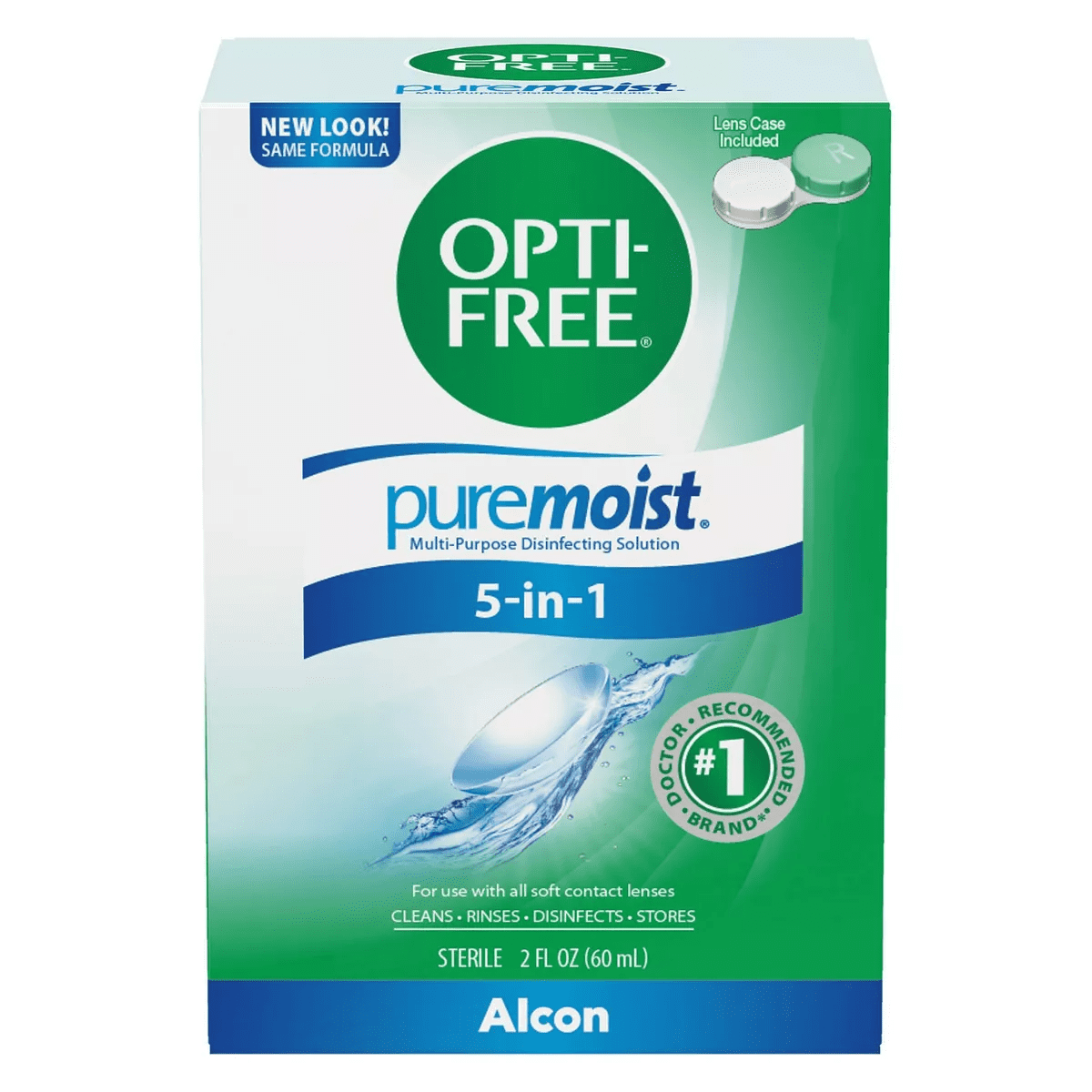 Opti-Free Puremoist Multi-Purpose Disinfecting Contact Lens Solution - 2 Fl Oz - Image 7