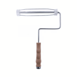 Professional Wood Handle 9-In Metal Standard Paint Roller Frame