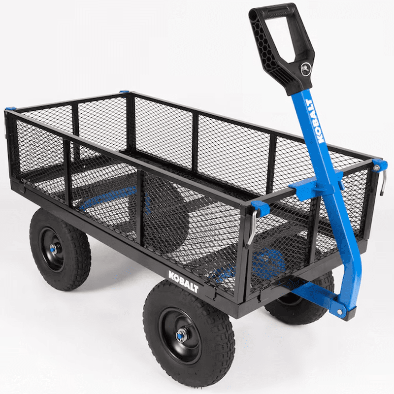 Heavy-Duty 6-Cu Ft Steel Yard Cart - Image 10