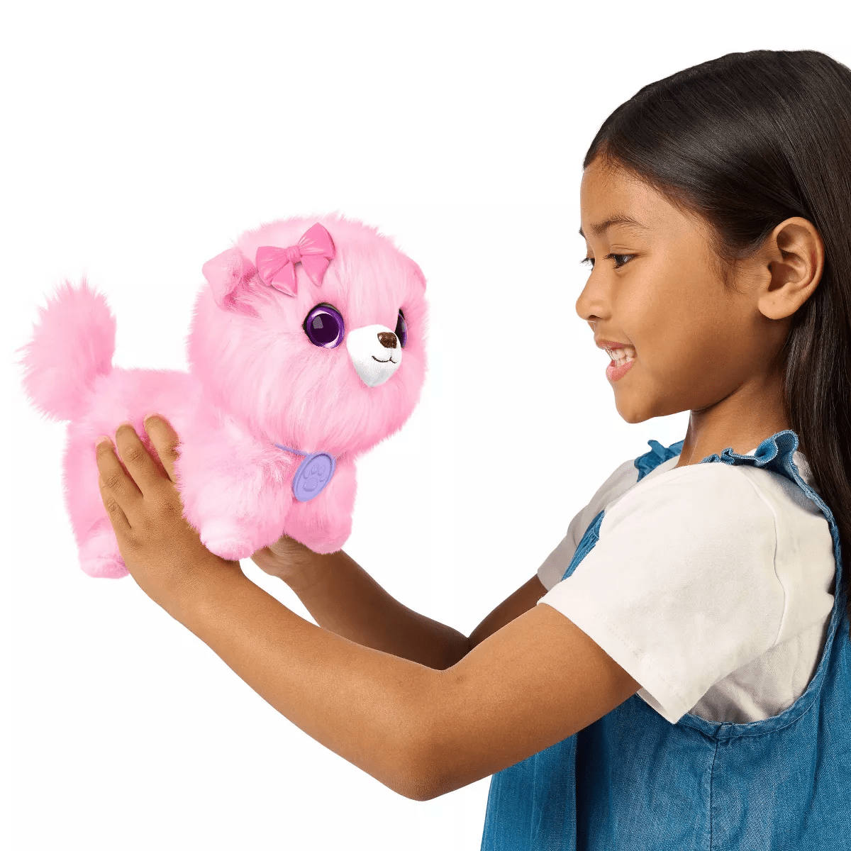 SCRUFF-A-LUVS Single Pet - Pink: Stuffed Dog, Cat, or Rabbit Toy, 8.66" Polyester Doll - Image 13