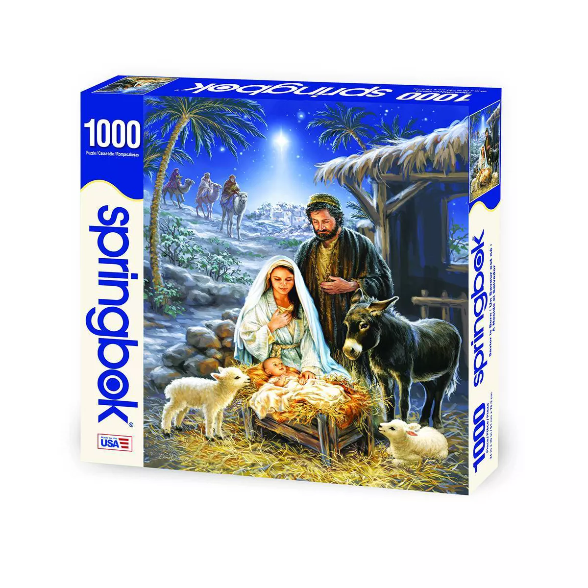 Springbok Savior Is Born Puzzle 1000Pc: Jigsaw, Paperboard, Memory Skills, Fantasy Theme - Image 2