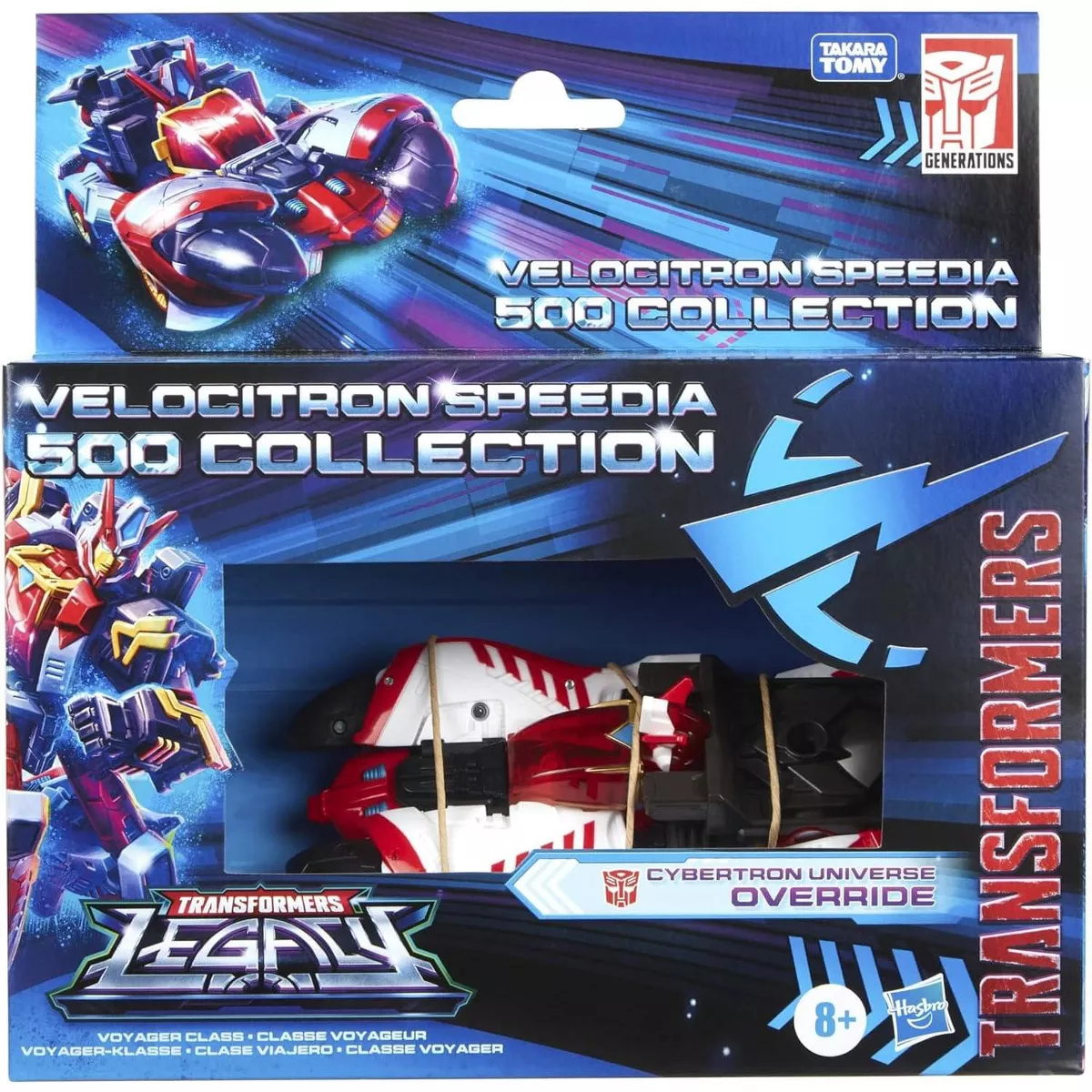 Hasbro Transformers Legacy Velocitron Speedia 500 Voyager Override Action Figure - Image 2