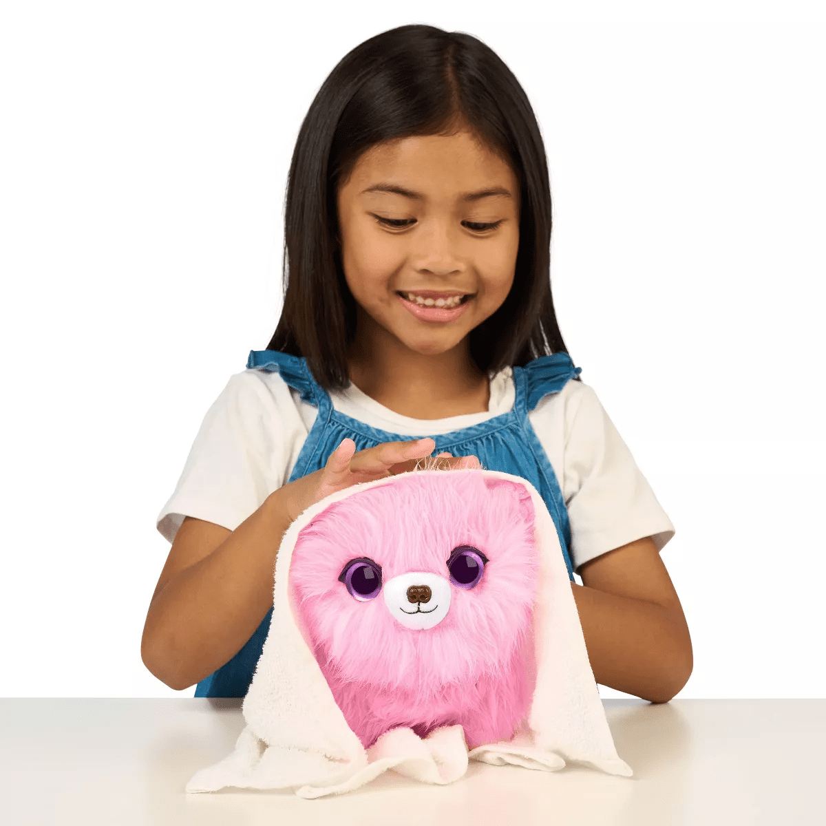 SCRUFF-A-LUVS Single Pet - Pink: Stuffed Dog, Cat, or Rabbit Toy, 8.66" Polyester Doll - Image 7