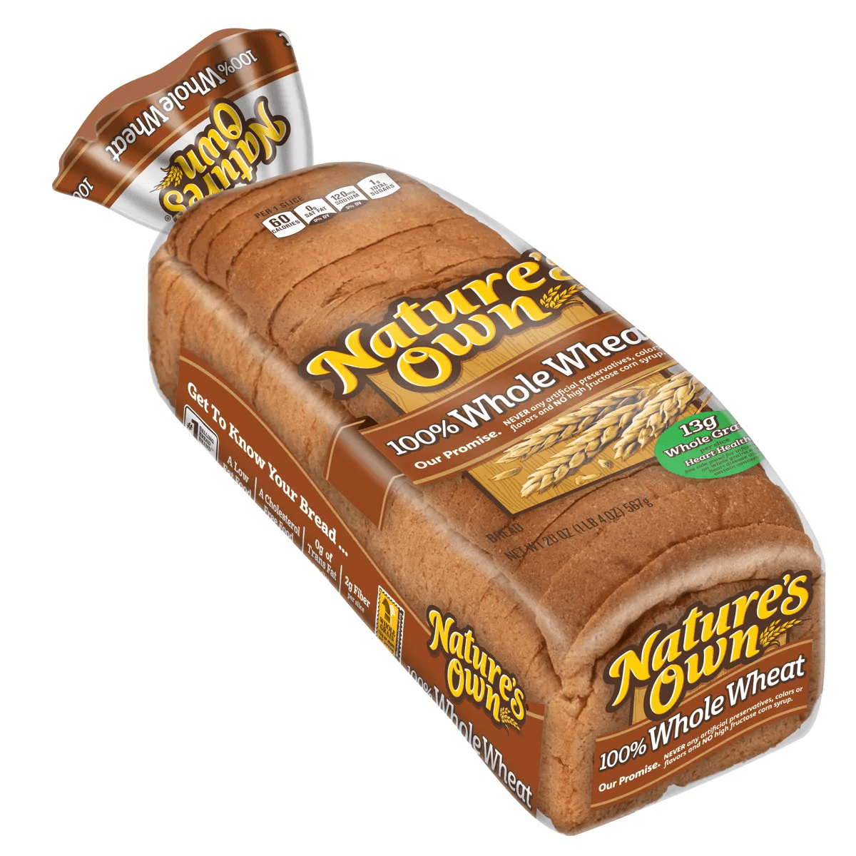 Nature'S Own 100% Whole Wheat Bread - 20Oz - Image 13