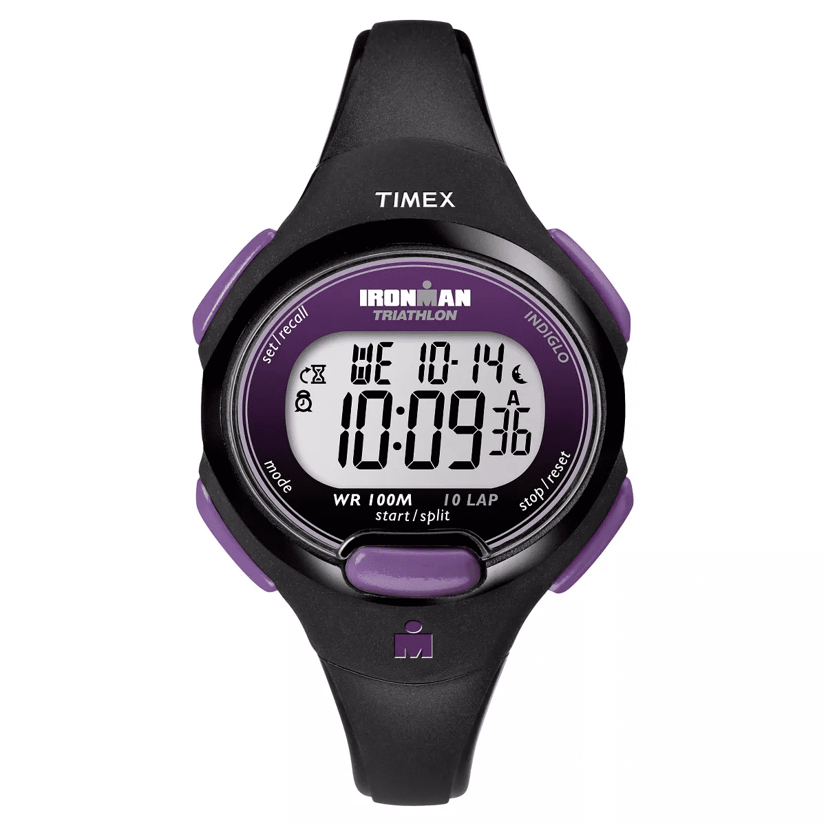Women'S Timex Ironman Essential 10 Lap Digital Watch - Black T5K523JT