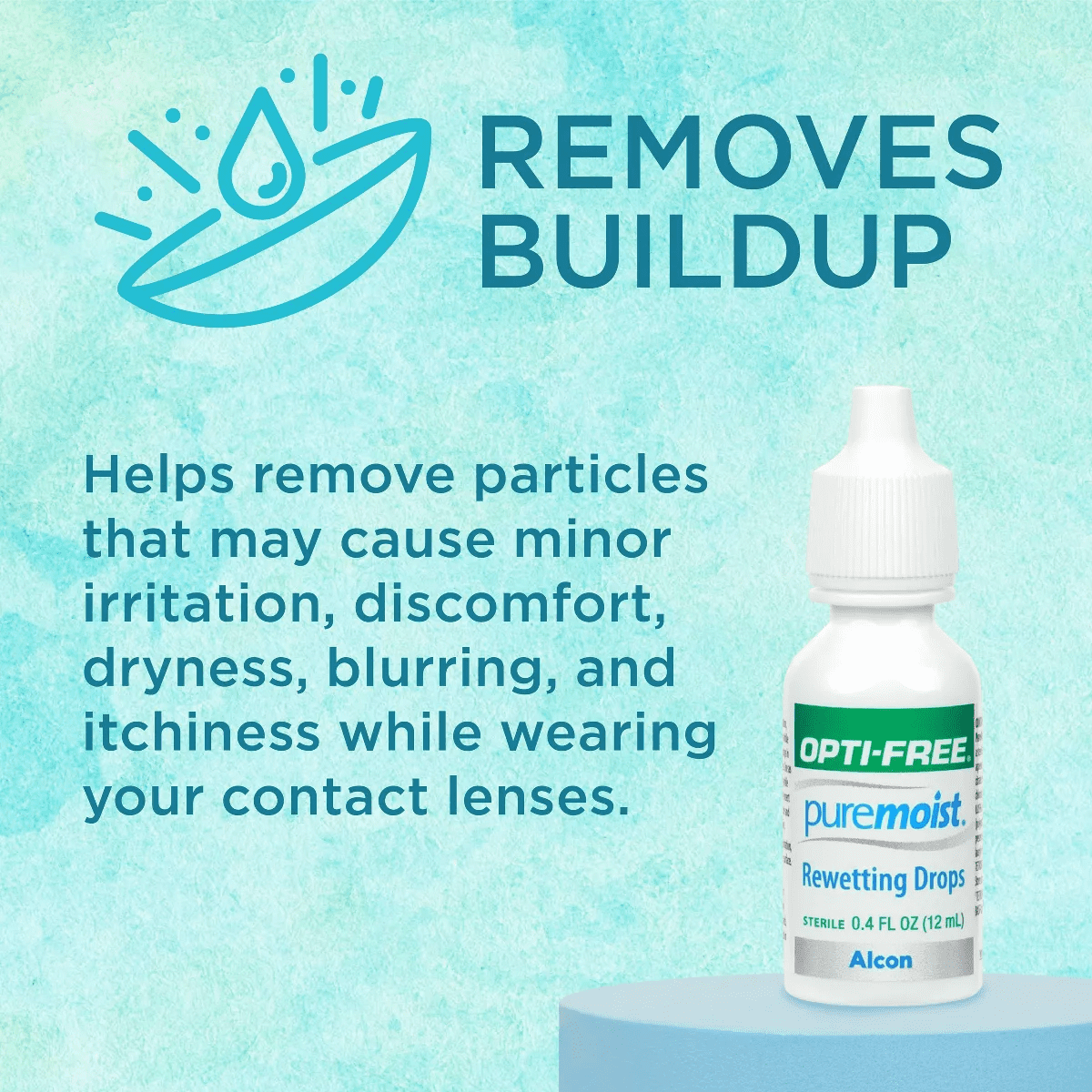 Opti-Free Puremoist Contact Lens Rewetting Drops - 0.4 Fl Oz - Image 5