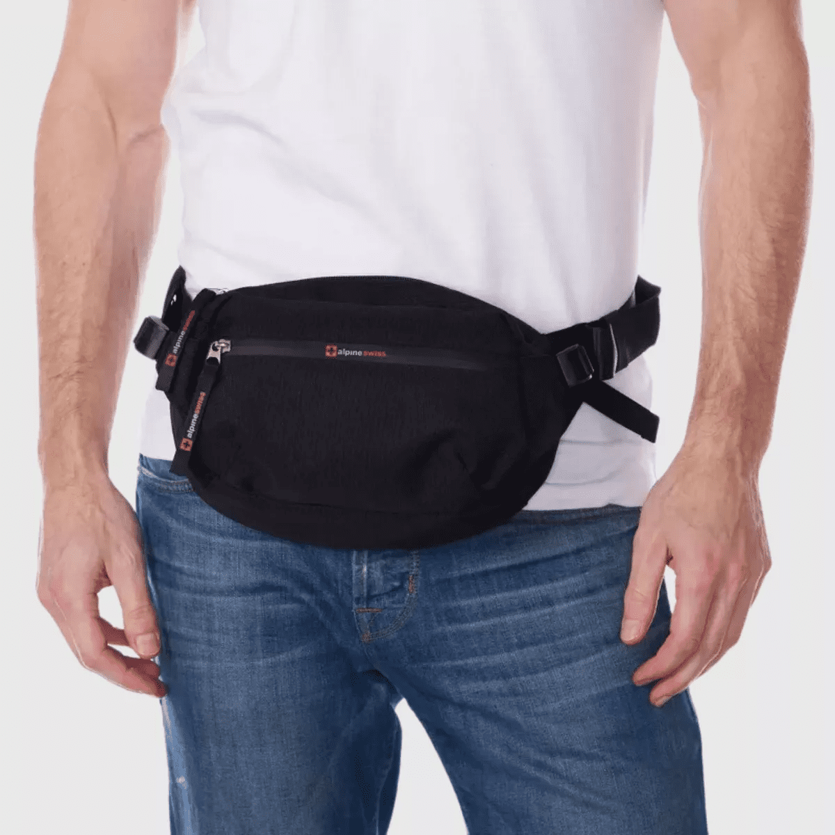 Alpine Swiss Fanny Pack Adjustable Waist Bag Sling Crossbody Chest Pack Bum Bag - Image 3