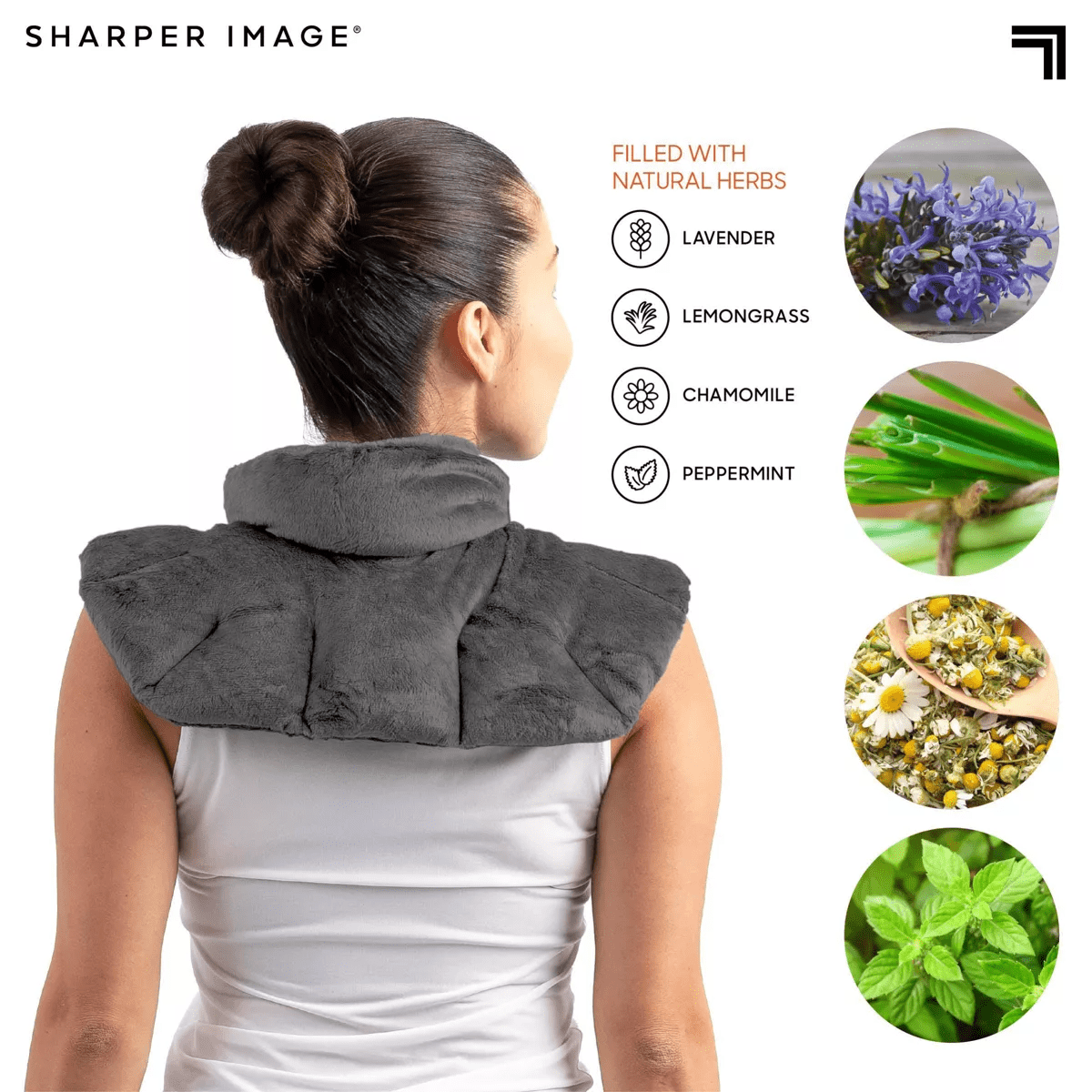 Sharper Image Heated Neck and Shoulder Wrap - Image 3