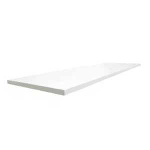 11.7-In D X 71.7-In L White MDF Rectangular Shelf Board