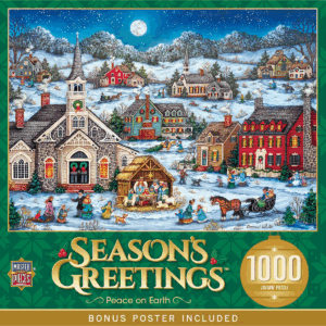 Masterpieces 1000 Piece Christmas Jigsaw Puzzle - Peace on Earth