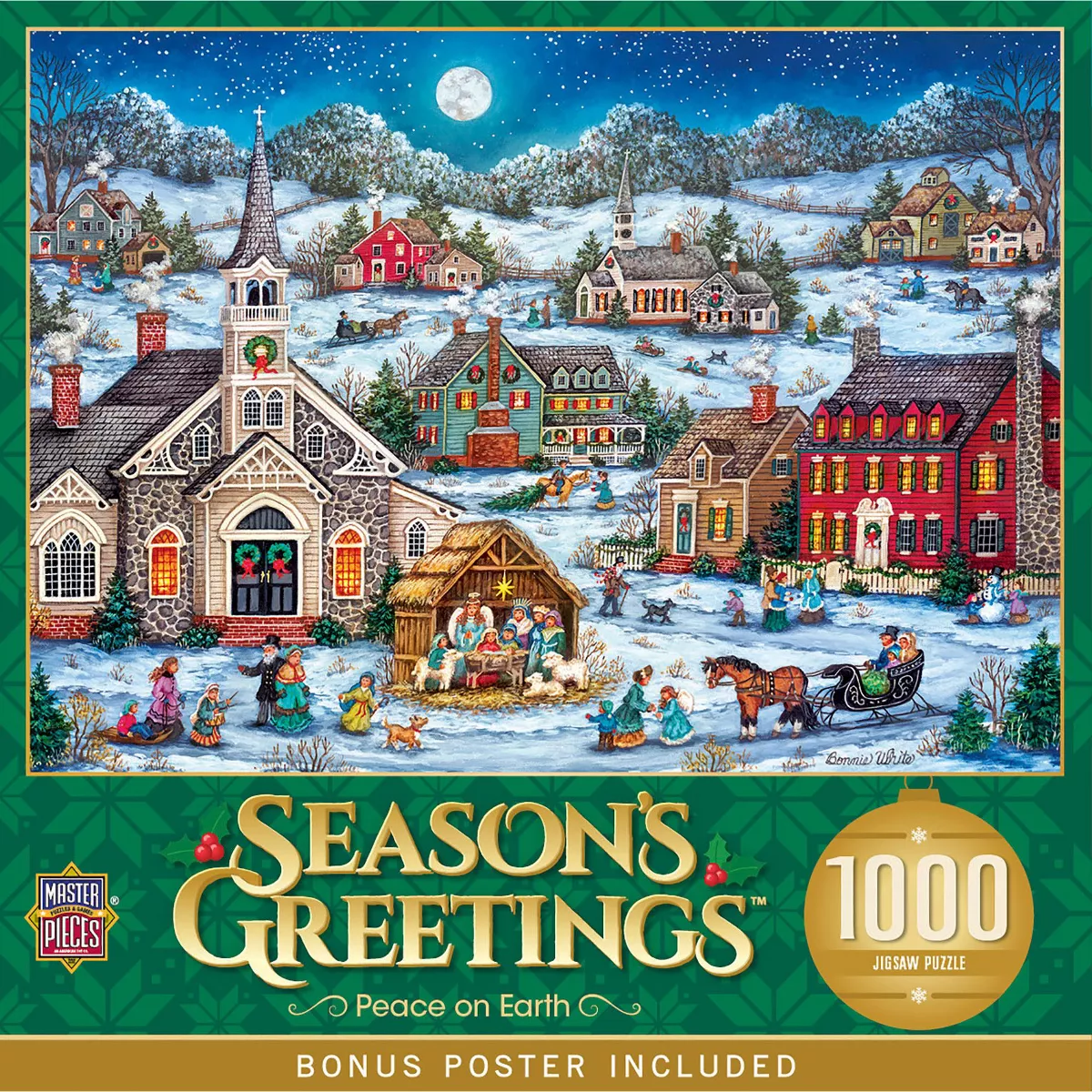 Masterpieces 1000 Piece Christmas Jigsaw Puzzle - Peace on Earth