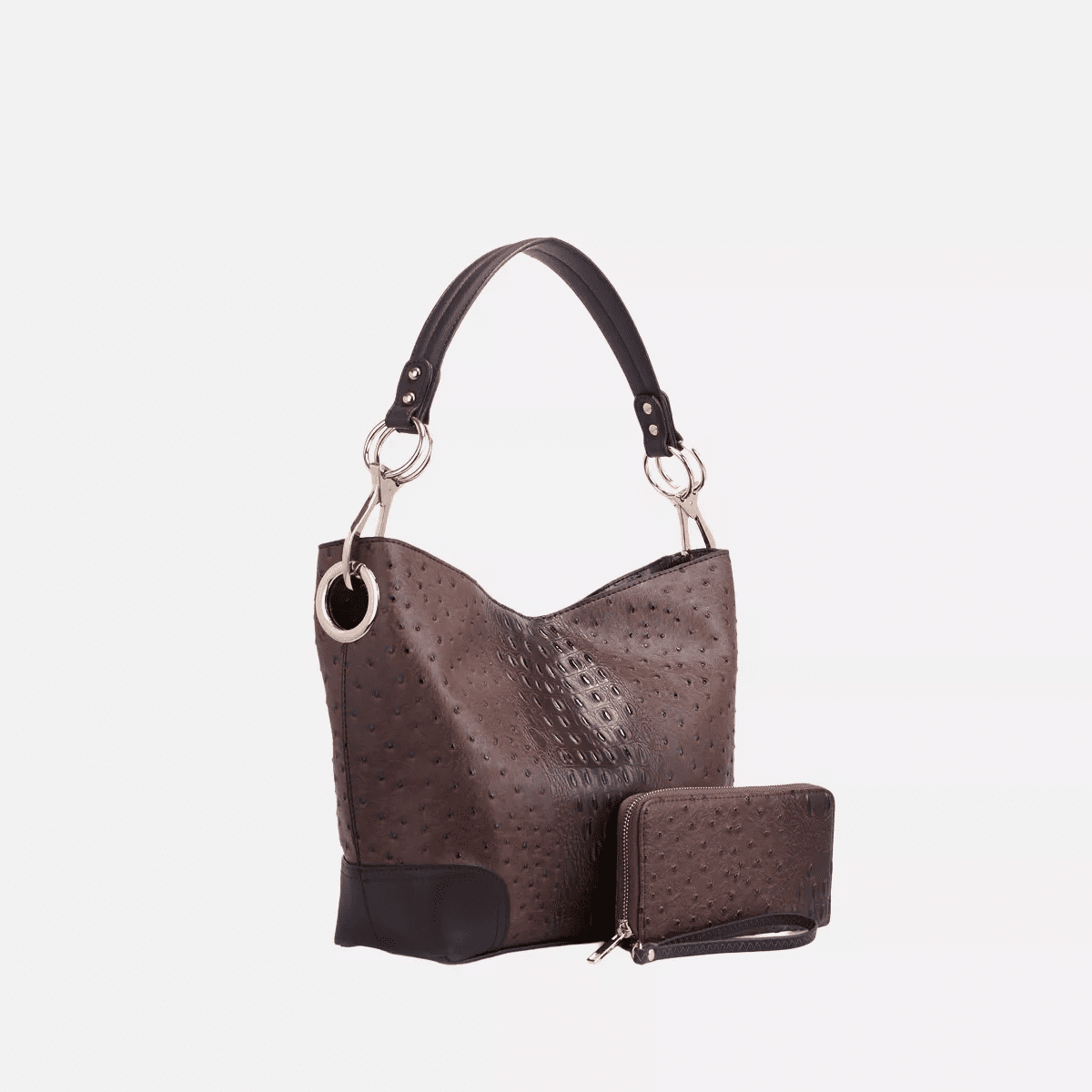 MKF Collection Wandy Soft Vegan Leather Hobo & Wallet Set by Mia K - Image 9