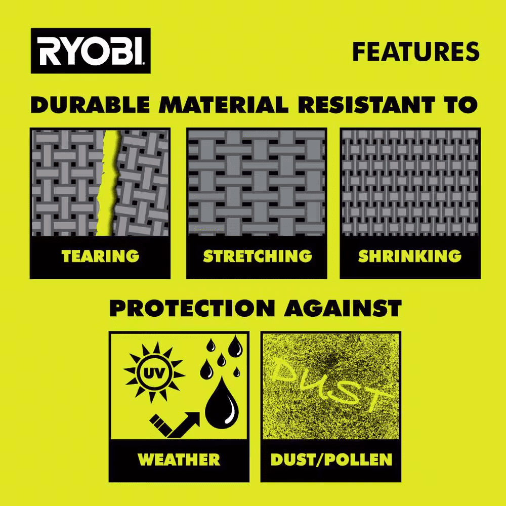 ONE+18V 13 In. Cordless Battery Walk behind Push Lawn Mower W/ Weatherproof UV Resistant Cover, 4.0 Ah Battery & Charger - Image 9