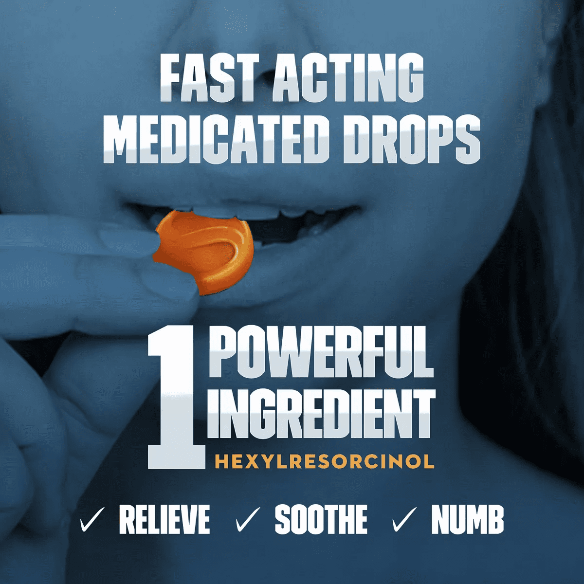 Mucinex Instasoothe Sore Throat Medicated Drops - Honey & Echinacea - 40Ct - Image 2