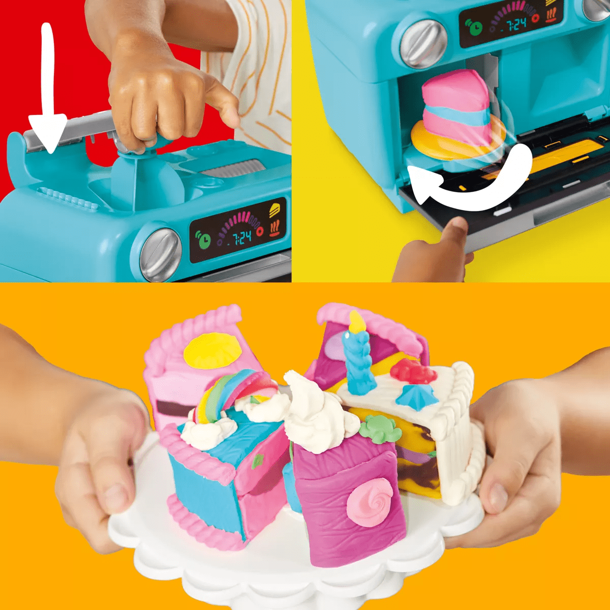 Play-Doh Super Slice Cake Playset - 17Pc - Image 9