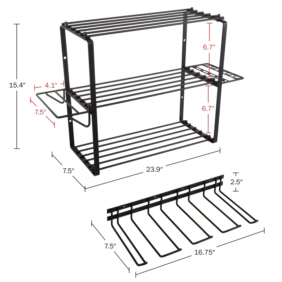 3-Tier Power Tool Organizer Shelving by Stalwart - Image 7