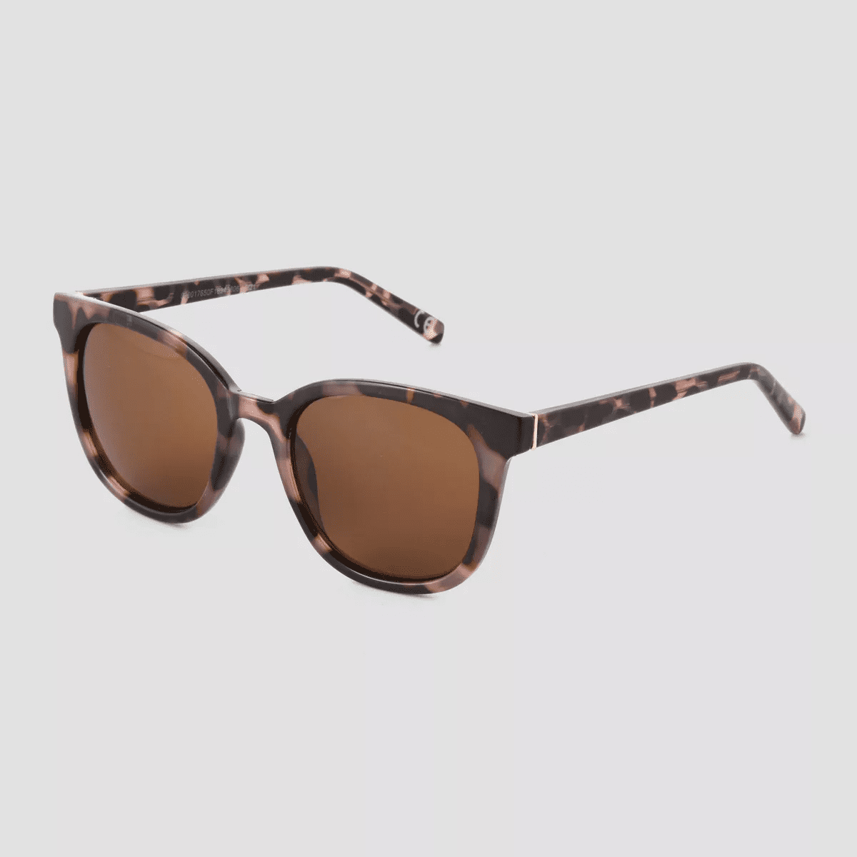 Women'S Tortoise Shell Print Crystal Plastic Square - Universal Thread™ Brown: Scratch-Resistant, UV Protection - Image 2