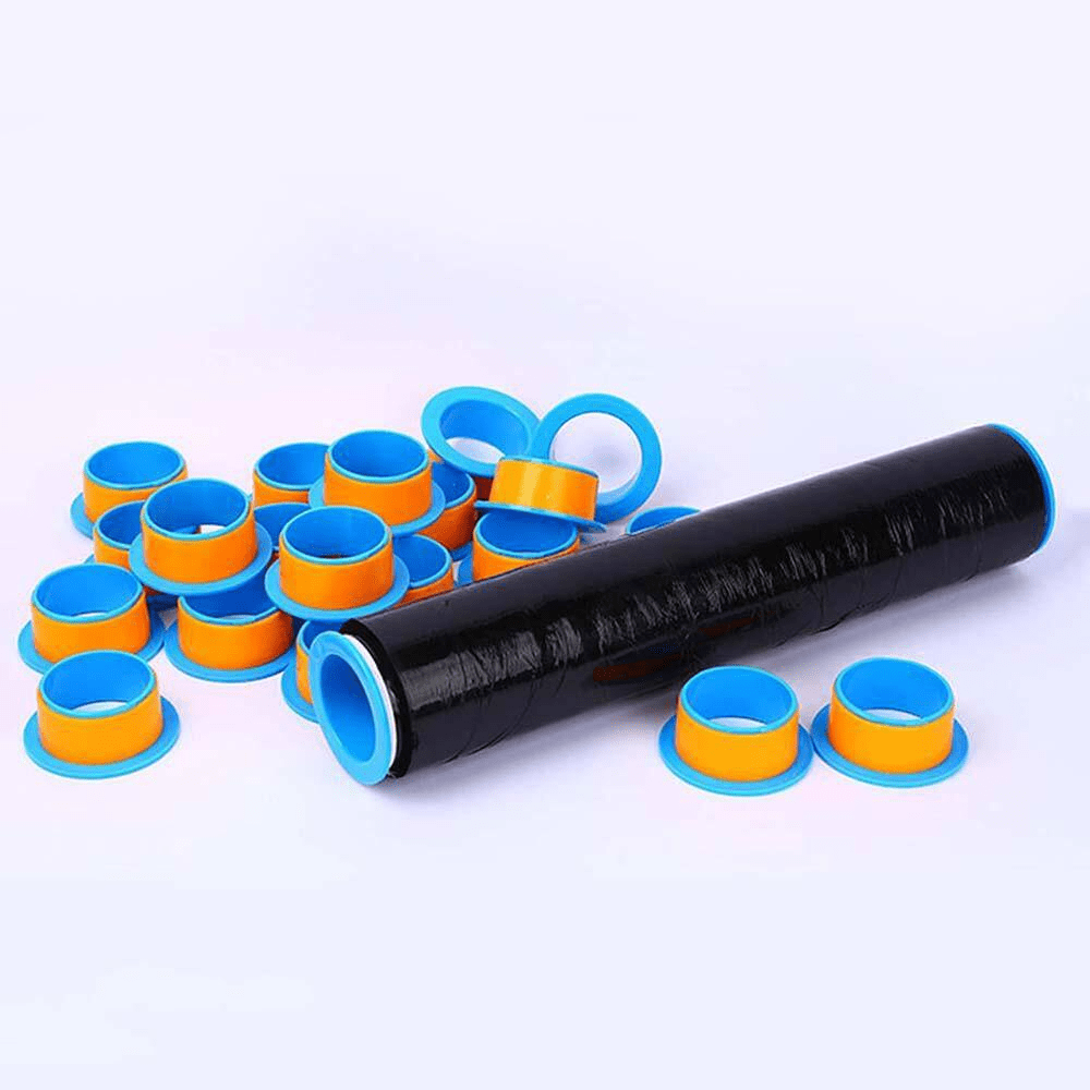 Stretch Wrap Dispenser Plastic Hand Saver for 3 Core Shrink Wrap Holder Blue Durable Design for Fast Efficient Wrapping - Image 7