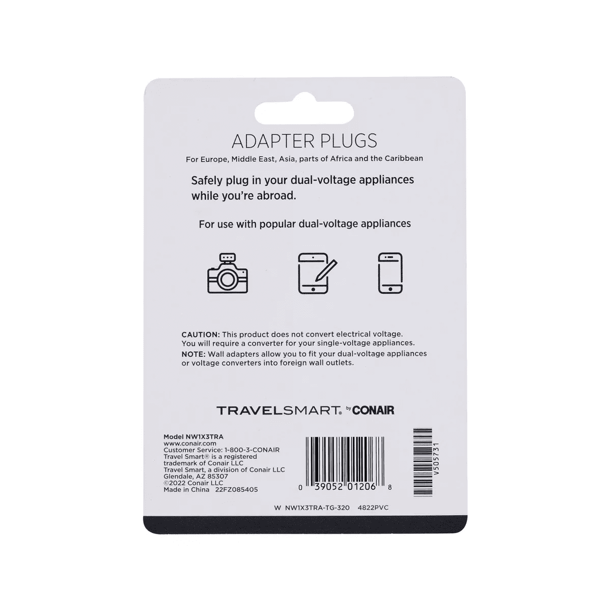 Travel Smart by Conair Continental Adapter Plug Set - 3Pk: for International Travel - Image 4