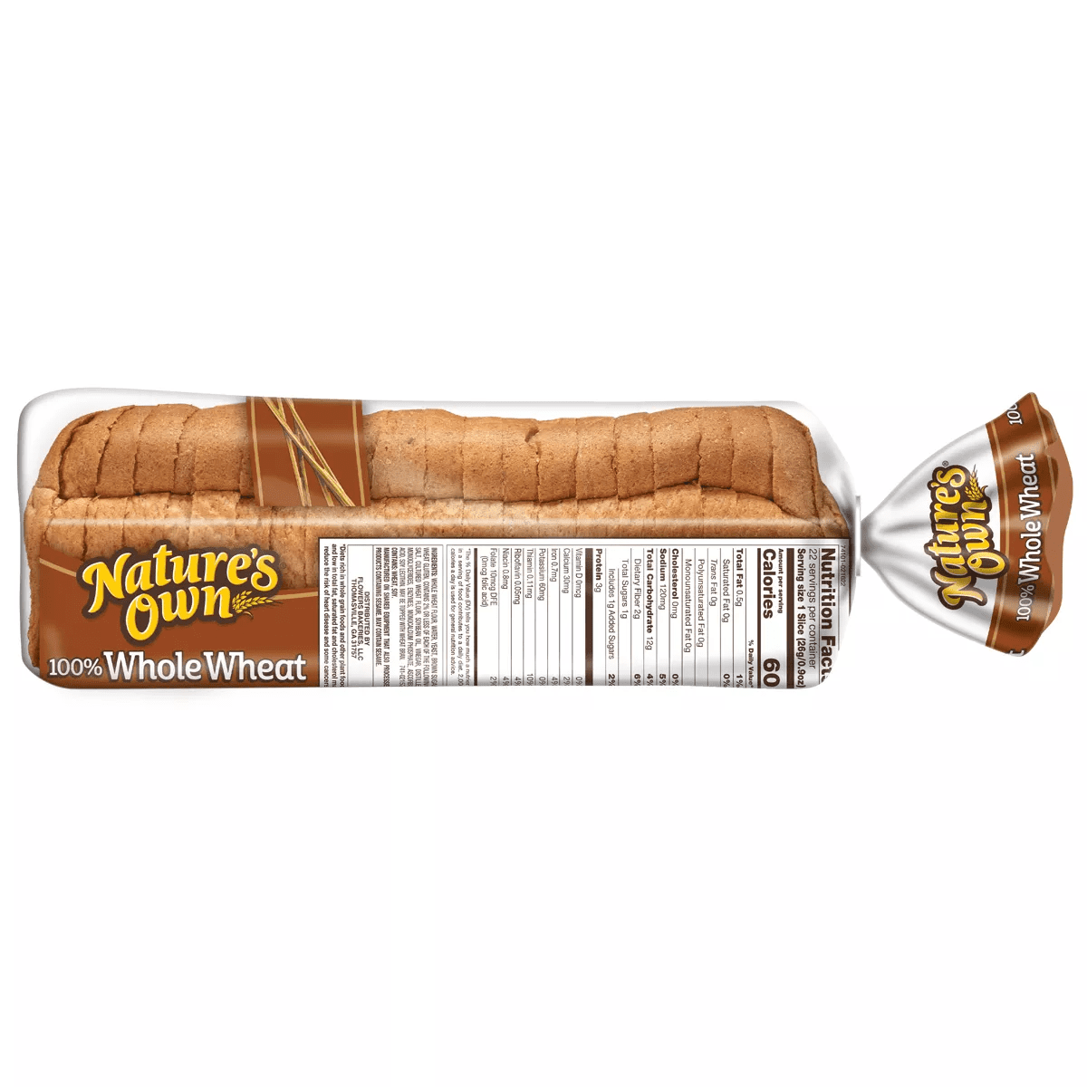 Nature'S Own 100% Whole Wheat Bread - 20Oz - Image 11