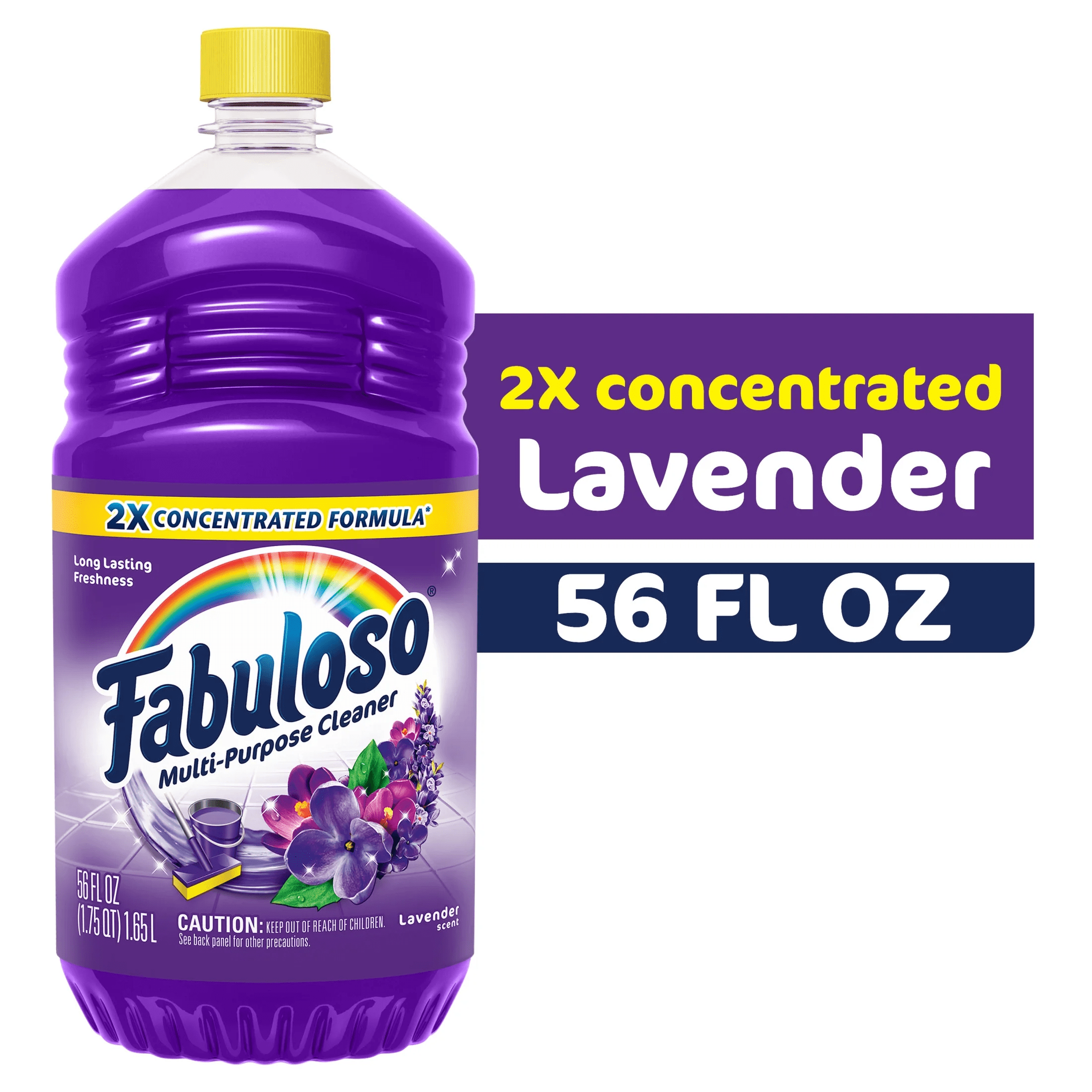 Multi-Purpose Cleaner & Floor Cleaner 2X Concentrated, Lavender - 56 Fl Oz