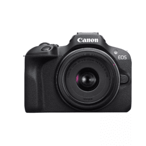 Canon EOS R100 Rf-S18-45Mm F4.5-6.3 IS STM Lens Kit: 24.1MP Mirrorless, Wi-Fi