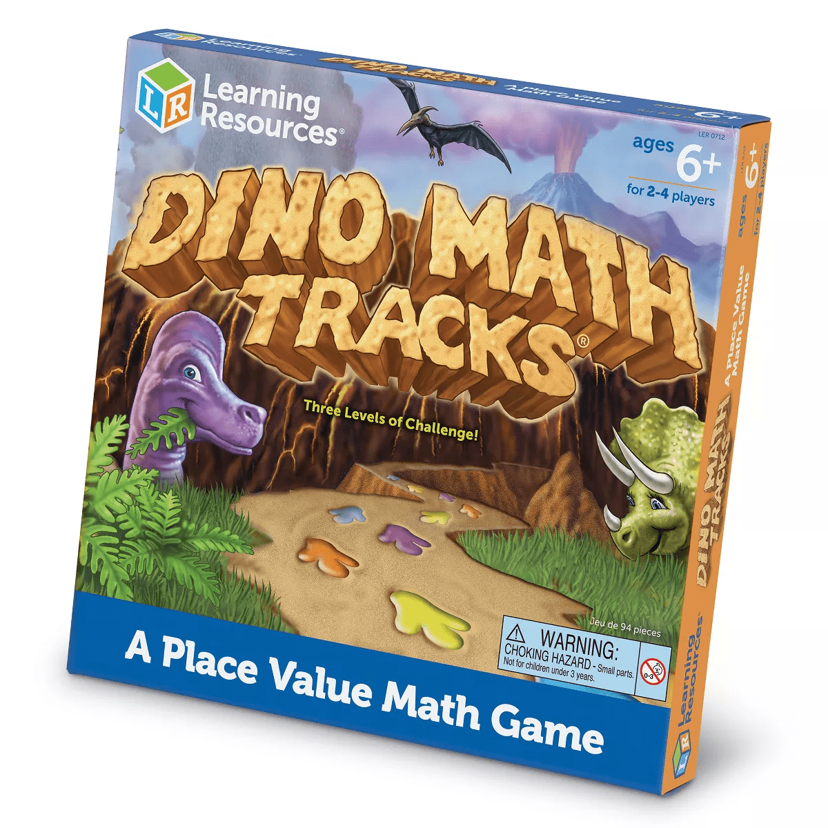 Learning Resources Dino Math Tracks Game - Ages 6+ Addition and Subtraction Dinosaur Game, Kindergarten Math Games, Board Games for Kids - Image 6