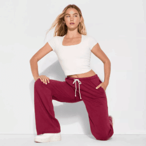 Women'S Mid-Rise Knit Sweatpants