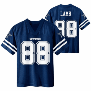 NFL Dallas Cowboy Ceedee Lamb Boys' Short Sleeve Jersey