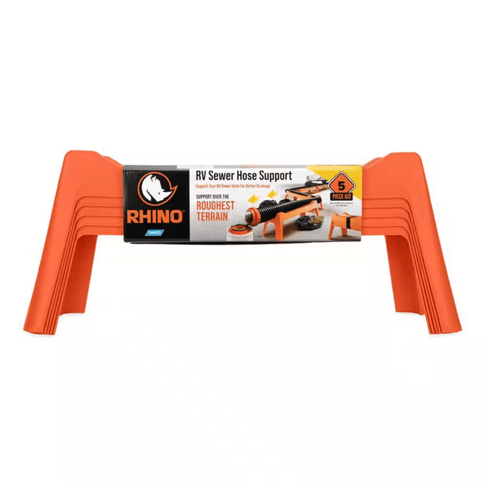 Rhino Nesting RV Sewer Hose Support Kit for Stable Drainage, (Set of 5) - Image 8