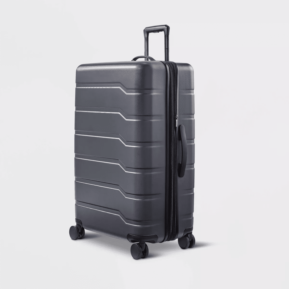Hardside Large Checked Spinner Suitcase - Open Story - Image 7