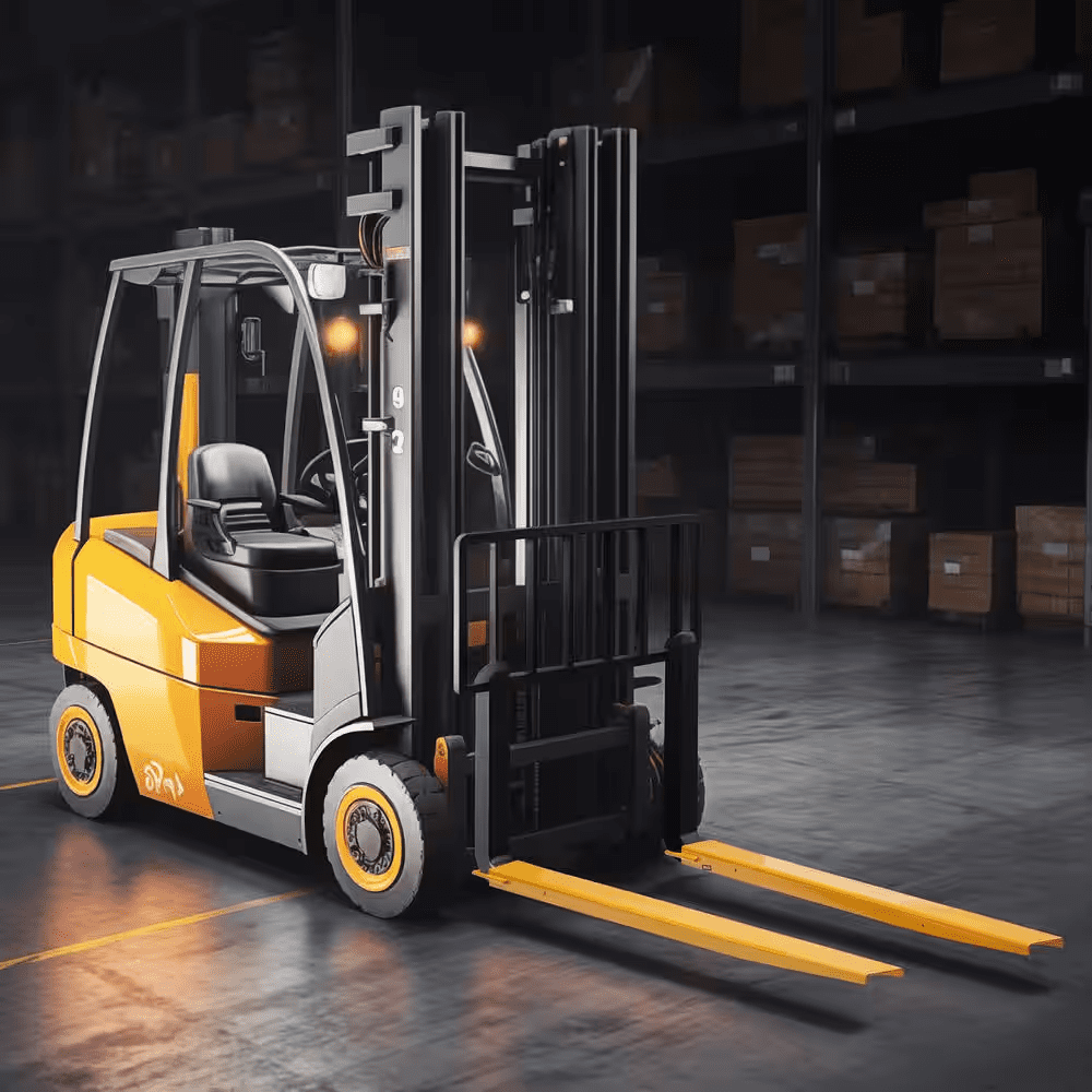 Pallet Fork Extensions 60 In. L X 4.5 In. W Heavy-Duty Carbon Steel Fork Extensions for Forklifts (1-Pair, Yellow) - Image 9