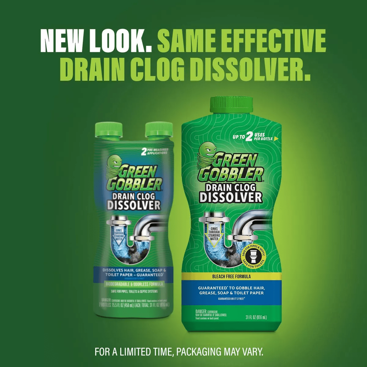 Green Gobbler Drain Clog Dissolver - 31 Fl Oz - Image 4