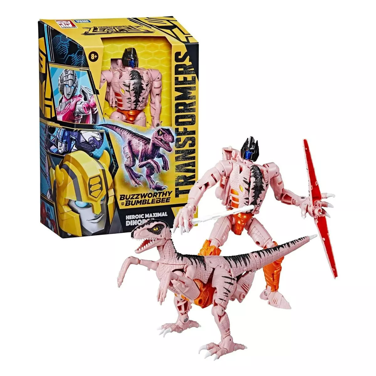 Hasbro Transformers Buzzworthy Bumblebee Heroic Maximal Dinobot Action Figure