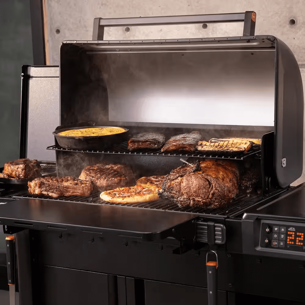 Woodridge Elite Wi-Fi Pellet Grill and Smoker in Black - Image 2