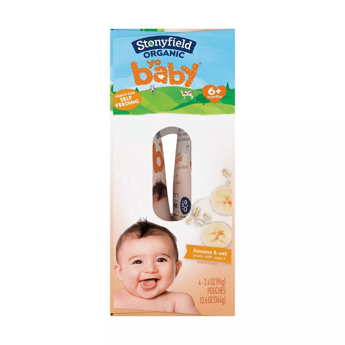 Stonyfield Organic Yobaby Whole Milk Yogurt - 4Ct/3.4Oz Pouches - Image 8