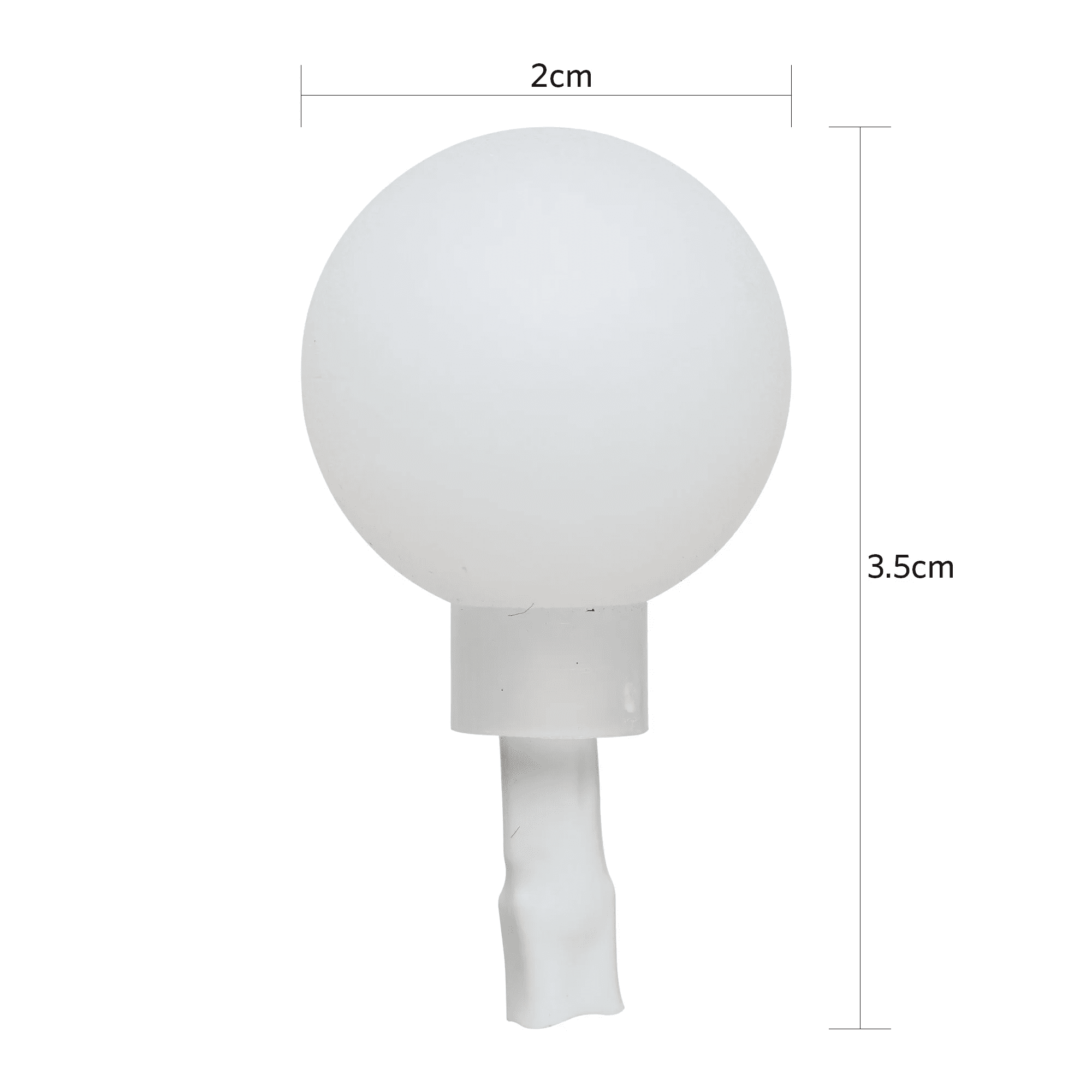 Indoor 50-Count LED Globe Lights, with Frosted White G20 Globes, Ac-Adaptor, 4.5 Volts - Image 8