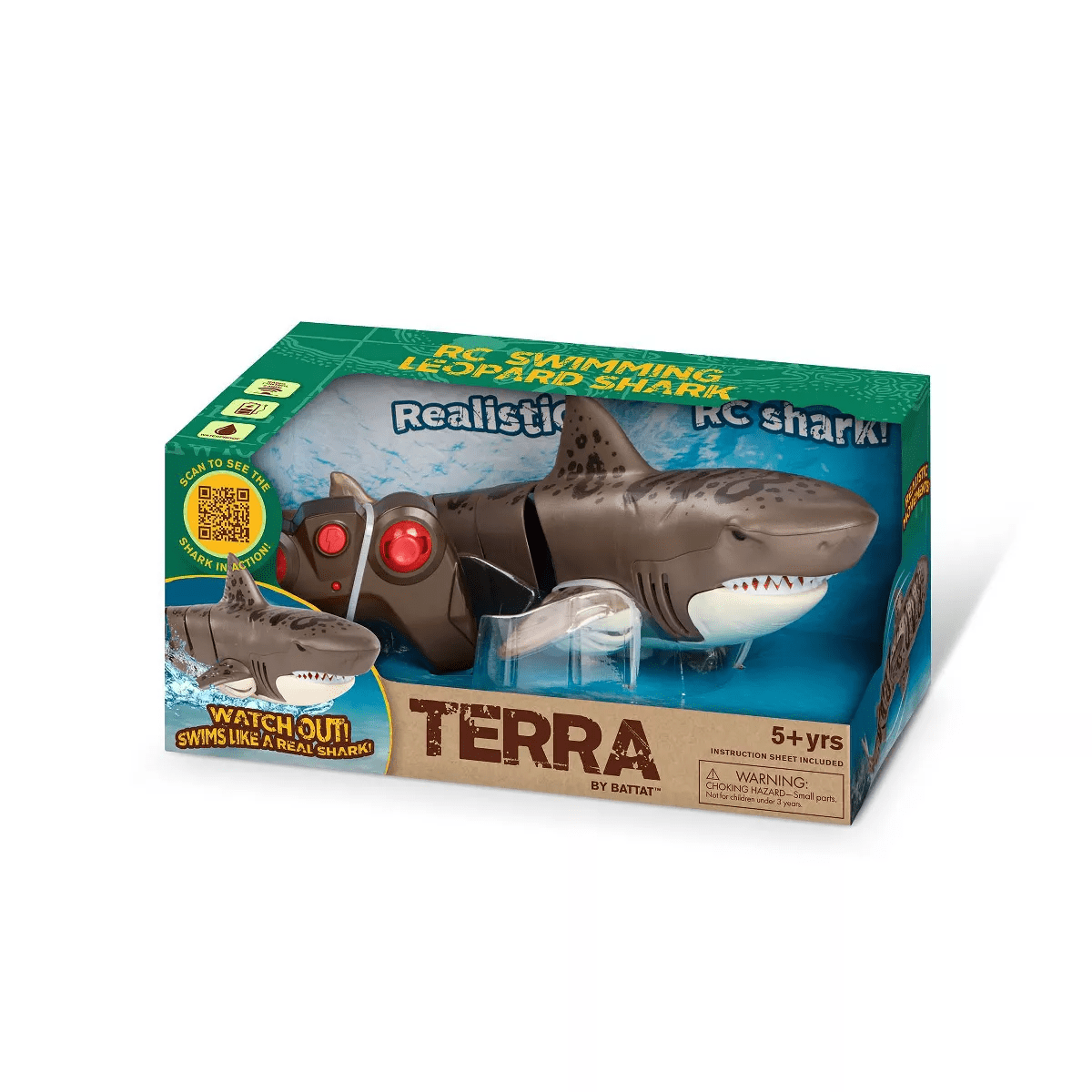 TERRA by Battat Remote Control Leopord Shark - Image 7
