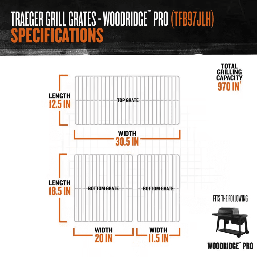 Woodridge Pro Wi-Fi Pellet Grill and Smoker in Black - Image 13