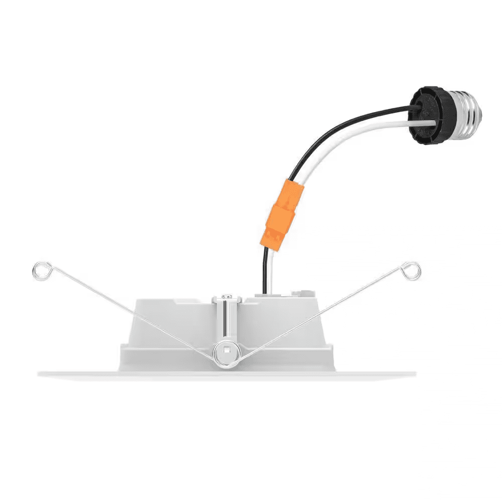 5/6 In. Integrated LED Recessed Retrofit Light Trim with Selectable Color Temperature, (4-Pack) - Image 7